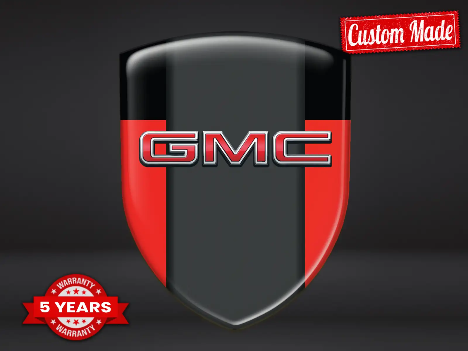 GMC Heckscheibenaufkleber Universal Stern Hochwertig